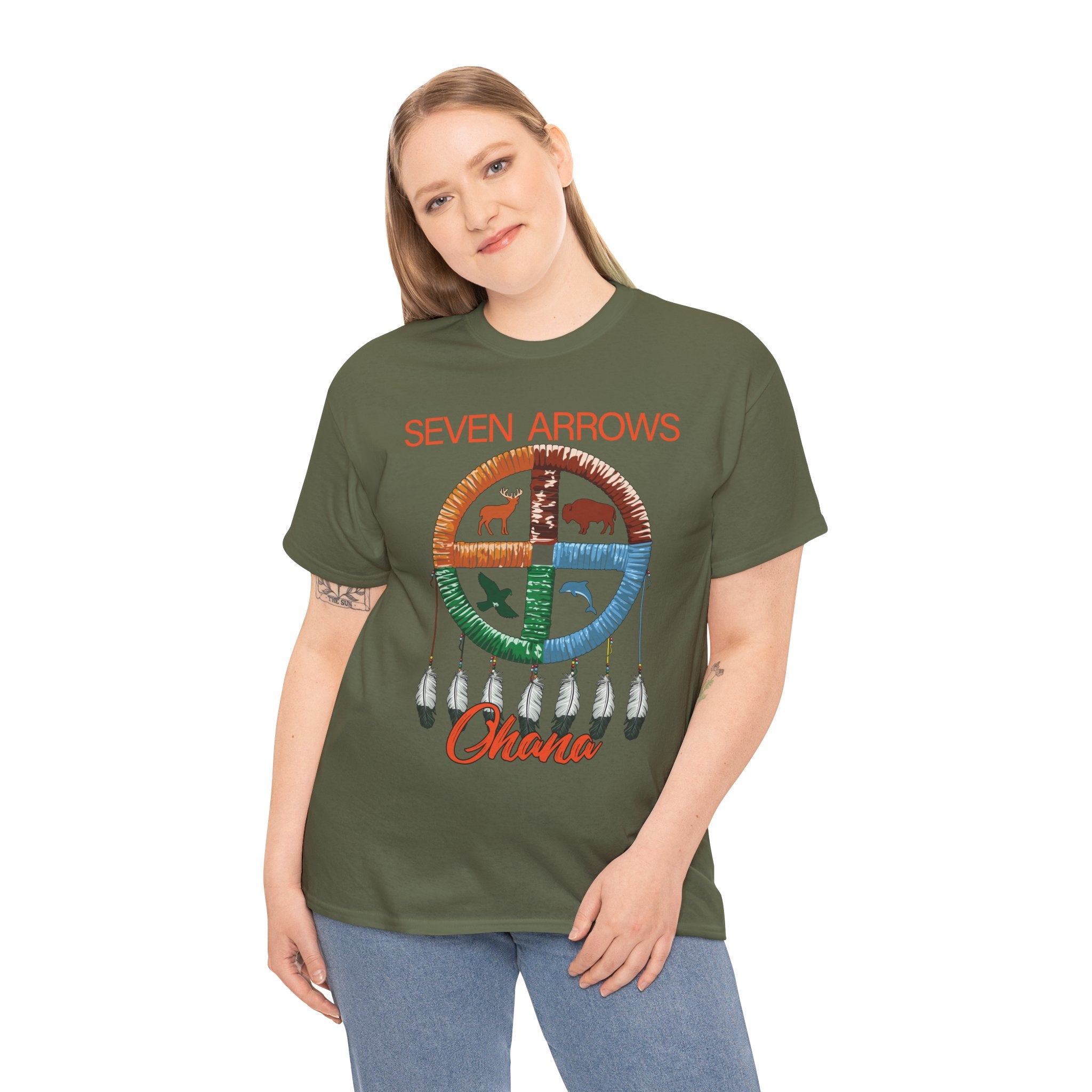 Seven Arrows Ohana — Medicine Wheel Graphic Tee