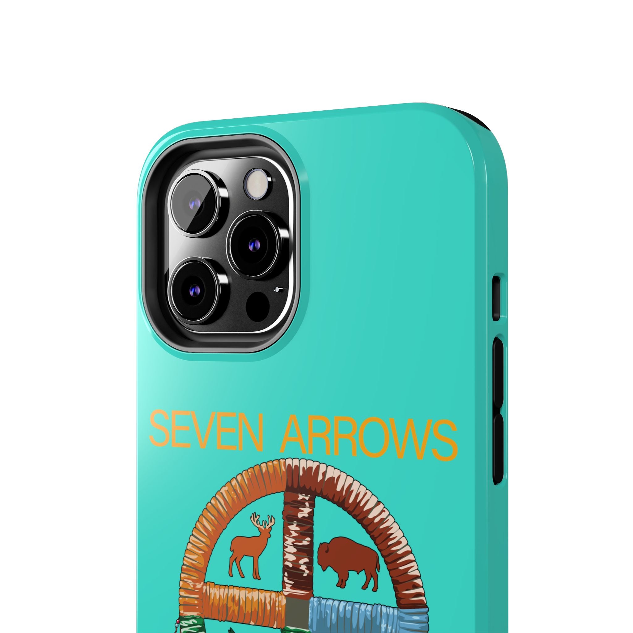 Tough Phone Case — 'Seven Arrows' Medicine Wheel Design (Alumnus)