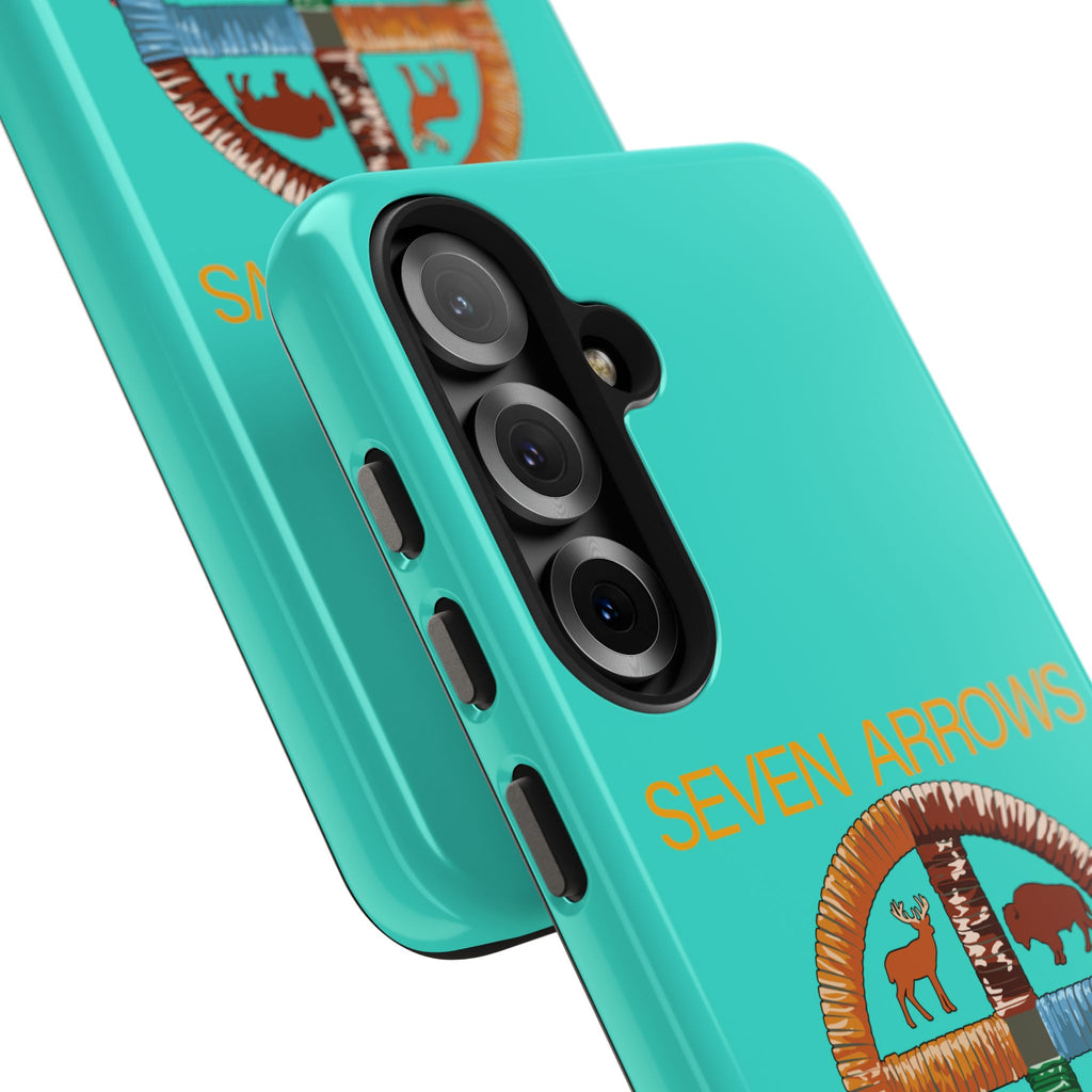 Tough Phone Case — 'Seven Arrows' Medicine Wheel Design (Alumnus)