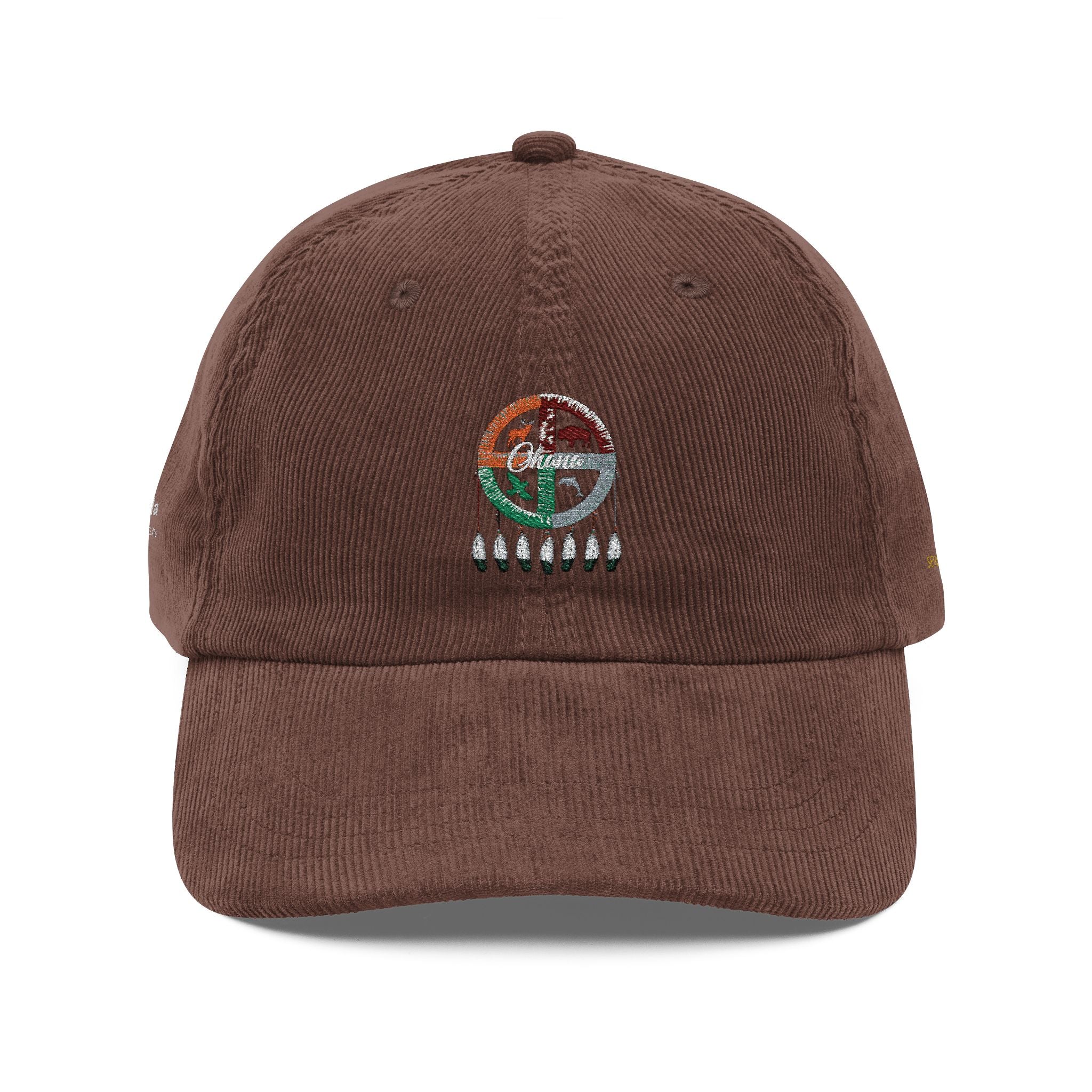 Embroidered Vintage Corduroy Cap — Seven Arrows - Wakhanla