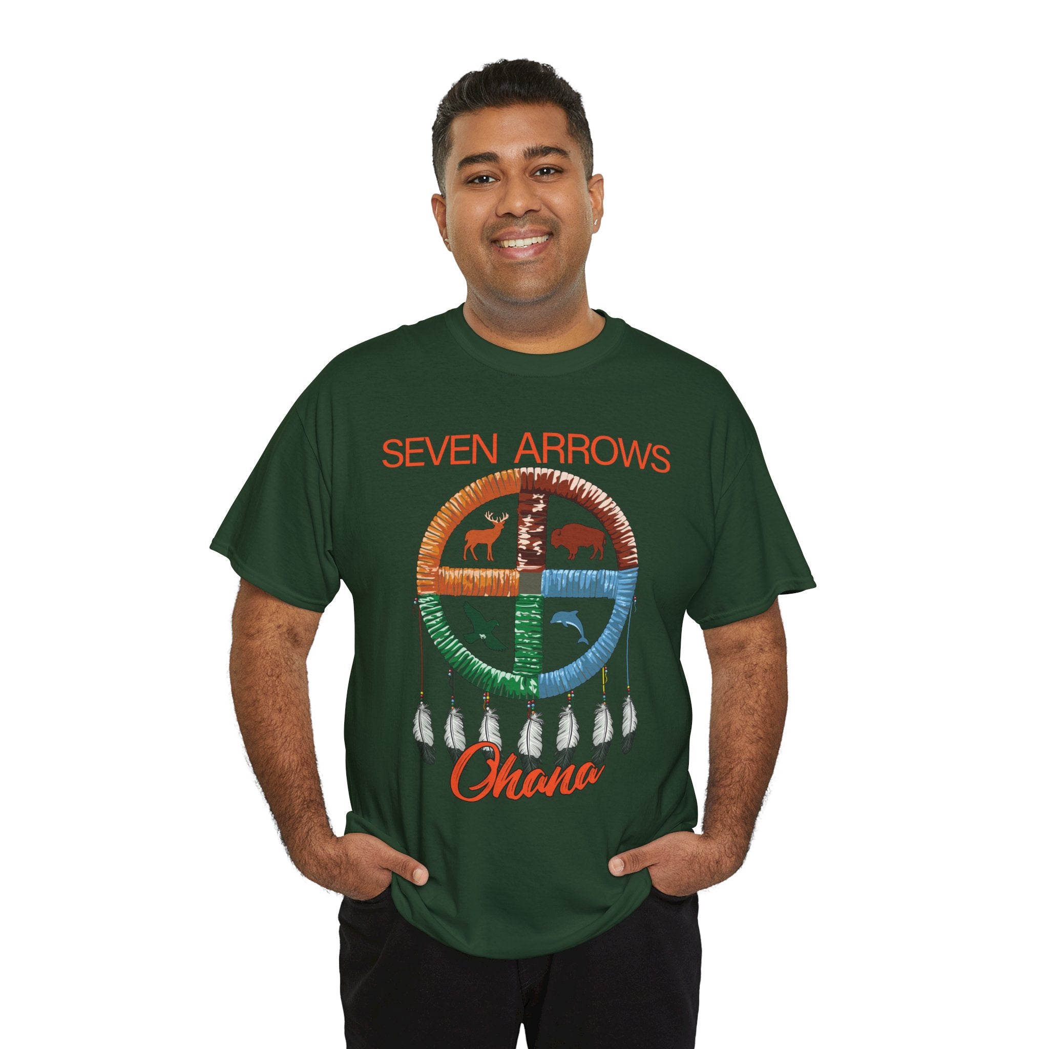 Seven Arrows Ohana — Medicine Wheel Graphic Tee