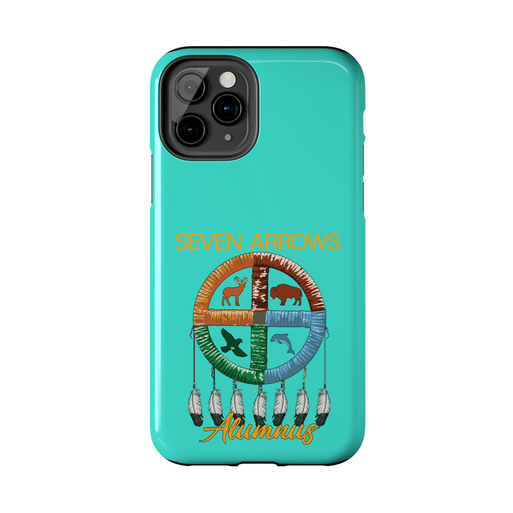 Tough Phone Case — 'Seven Arrows' Medicine Wheel Design (Alumnus)