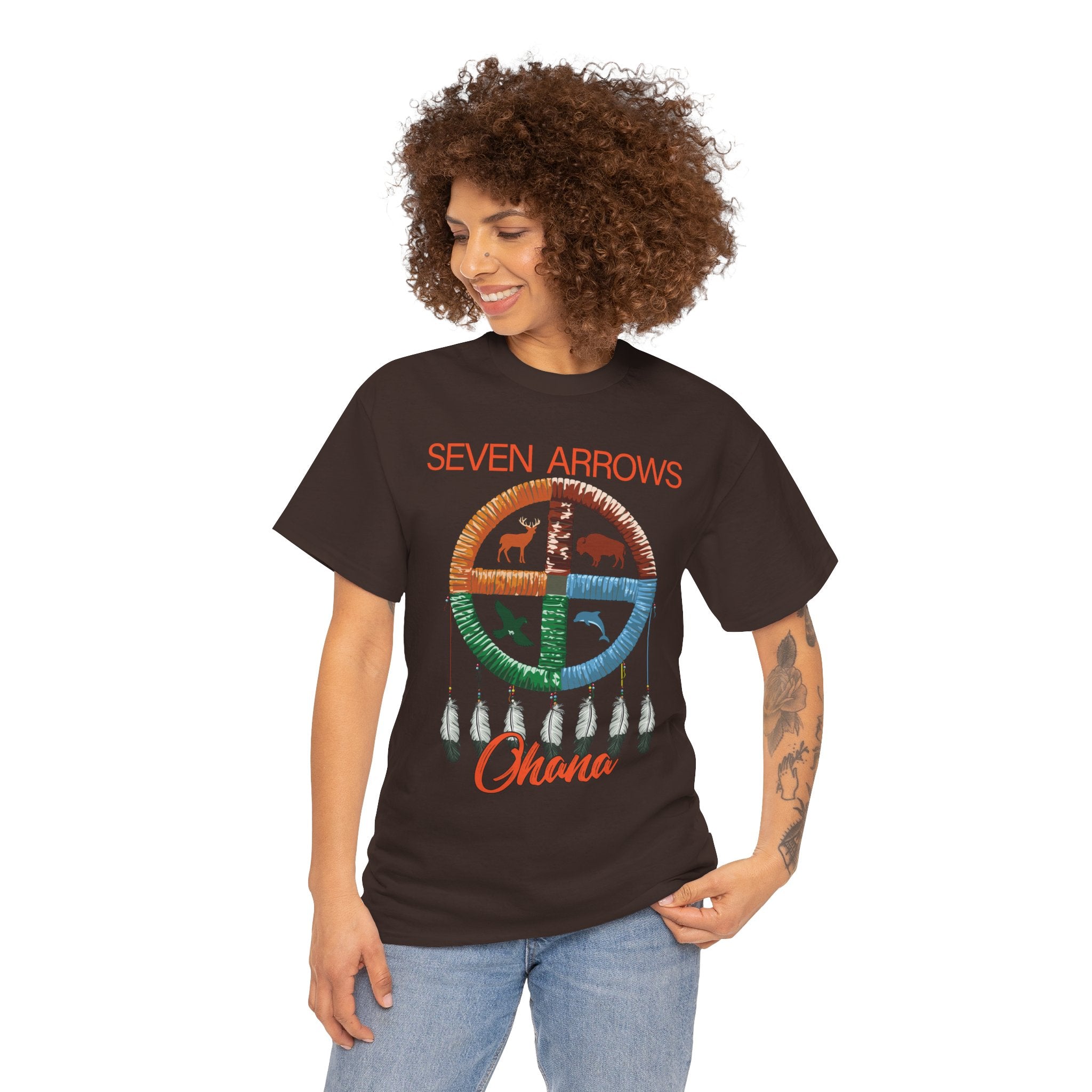 Seven Arrows Ohana — Medicine Wheel Graphic Tee