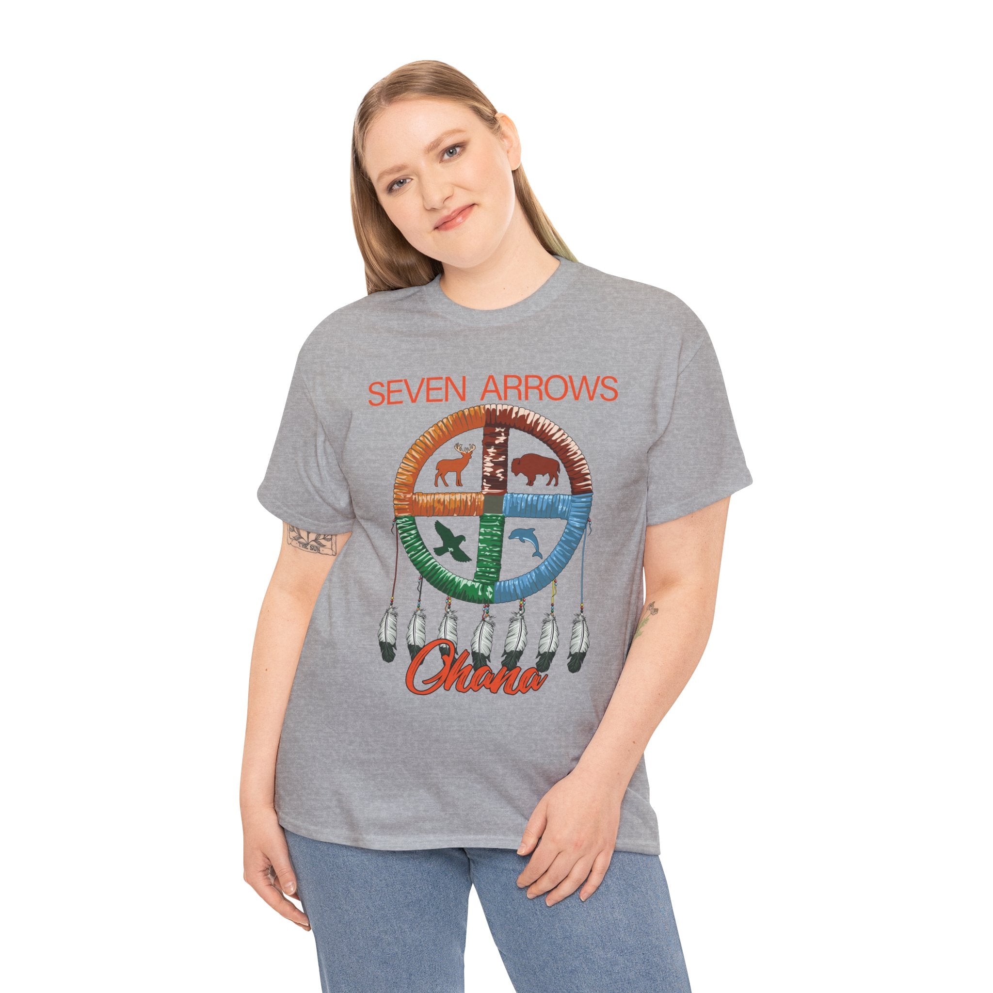 Seven Arrows Ohana — Medicine Wheel Graphic Tee