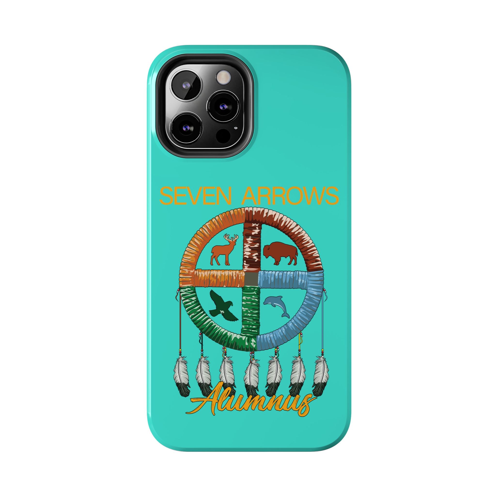 Tough Phone Case — 'Seven Arrows' Medicine Wheel Design (Alumnus)